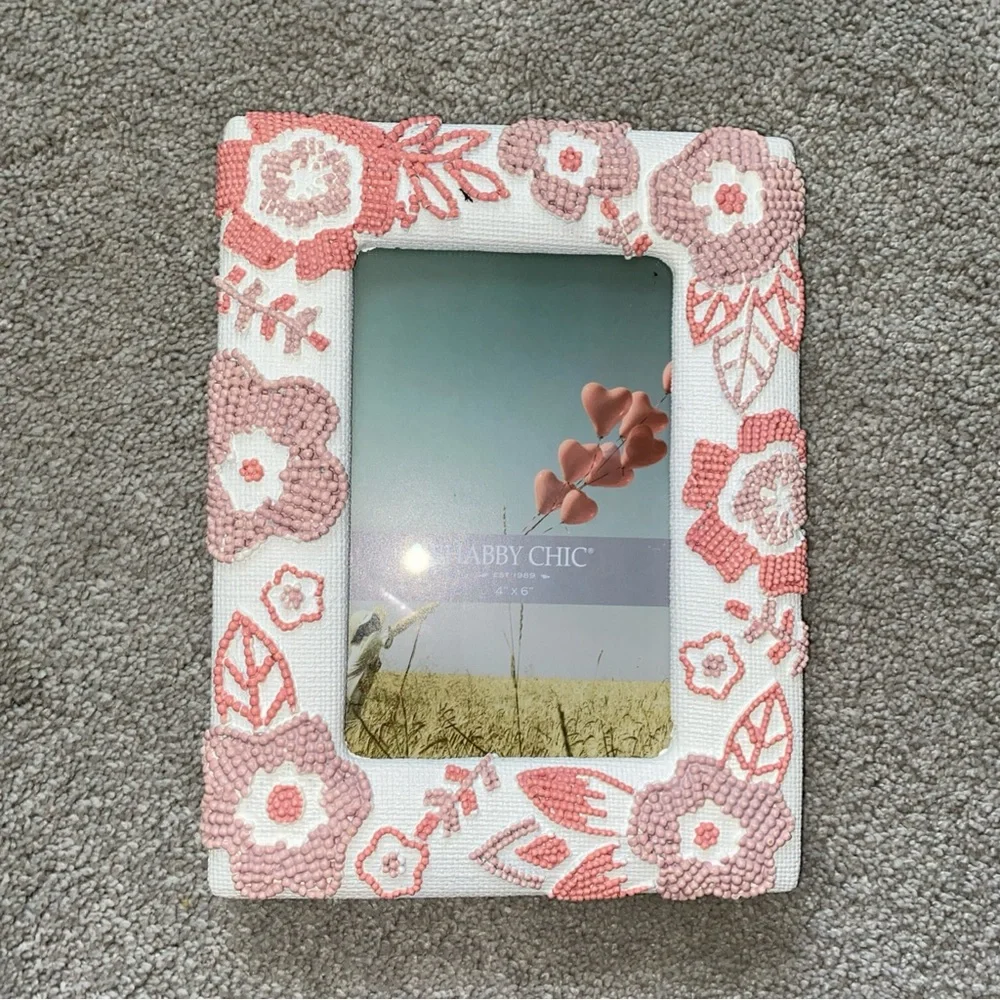 Shabby Chic Holds‎ 4” X 6” Photo Picture Frame Floral